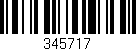Código de barras (EAN, GTIN, SKU, ISBN): '345717'
