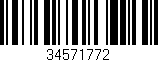 Código de barras (EAN, GTIN, SKU, ISBN): '34571772'