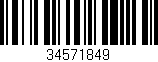 Código de barras (EAN, GTIN, SKU, ISBN): '34571849'