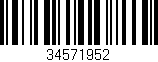 Código de barras (EAN, GTIN, SKU, ISBN): '34571952'