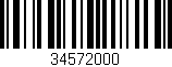 Código de barras (EAN, GTIN, SKU, ISBN): '34572000'
