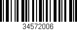 Código de barras (EAN, GTIN, SKU, ISBN): '34572006'