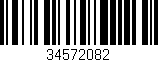 Código de barras (EAN, GTIN, SKU, ISBN): '34572082'