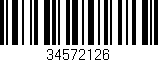 Código de barras (EAN, GTIN, SKU, ISBN): '34572126'