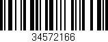 Código de barras (EAN, GTIN, SKU, ISBN): '34572166'