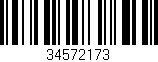 Código de barras (EAN, GTIN, SKU, ISBN): '34572173'