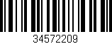 Código de barras (EAN, GTIN, SKU, ISBN): '34572209'