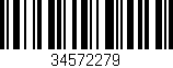 Código de barras (EAN, GTIN, SKU, ISBN): '34572279'