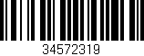 Código de barras (EAN, GTIN, SKU, ISBN): '34572319'