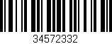 Código de barras (EAN, GTIN, SKU, ISBN): '34572332'
