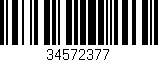 Código de barras (EAN, GTIN, SKU, ISBN): '34572377'