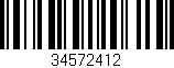Código de barras (EAN, GTIN, SKU, ISBN): '34572412'