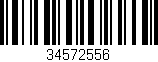 Código de barras (EAN, GTIN, SKU, ISBN): '34572556'