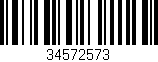 Código de barras (EAN, GTIN, SKU, ISBN): '34572573'