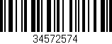 Código de barras (EAN, GTIN, SKU, ISBN): '34572574'