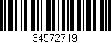 Código de barras (EAN, GTIN, SKU, ISBN): '34572719'