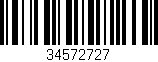 Código de barras (EAN, GTIN, SKU, ISBN): '34572727'