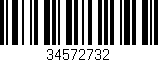 Código de barras (EAN, GTIN, SKU, ISBN): '34572732'
