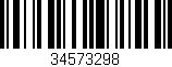 Código de barras (EAN, GTIN, SKU, ISBN): '34573298'