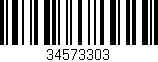 Código de barras (EAN, GTIN, SKU, ISBN): '34573303'