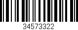 Código de barras (EAN, GTIN, SKU, ISBN): '34573322'