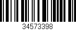 Código de barras (EAN, GTIN, SKU, ISBN): '34573398'