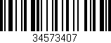 Código de barras (EAN, GTIN, SKU, ISBN): '34573407'