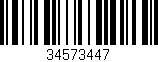 Código de barras (EAN, GTIN, SKU, ISBN): '34573447'