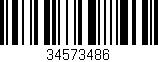 Código de barras (EAN, GTIN, SKU, ISBN): '34573486'