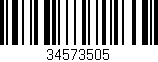 Código de barras (EAN, GTIN, SKU, ISBN): '34573505'