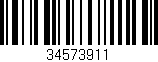 Código de barras (EAN, GTIN, SKU, ISBN): '34573911'