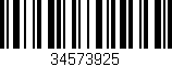 Código de barras (EAN, GTIN, SKU, ISBN): '34573925'