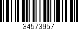 Código de barras (EAN, GTIN, SKU, ISBN): '34573957'