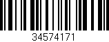 Código de barras (EAN, GTIN, SKU, ISBN): '34574171'