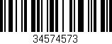 Código de barras (EAN, GTIN, SKU, ISBN): '34574573'