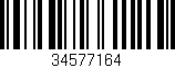 Código de barras (EAN, GTIN, SKU, ISBN): '34577164'