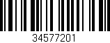 Código de barras (EAN, GTIN, SKU, ISBN): '34577201'