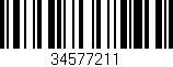 Código de barras (EAN, GTIN, SKU, ISBN): '34577211'