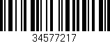Código de barras (EAN, GTIN, SKU, ISBN): '34577217'