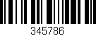 Código de barras (EAN, GTIN, SKU, ISBN): '345786'
