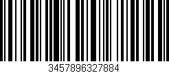 Código de barras (EAN, GTIN, SKU, ISBN): '3457896327884'
