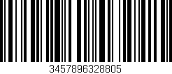 Código de barras (EAN, GTIN, SKU, ISBN): '3457896328805'
