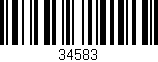 Código de barras (EAN, GTIN, SKU, ISBN): '34583'