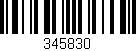Código de barras (EAN, GTIN, SKU, ISBN): '345830'