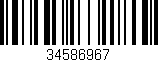 Código de barras (EAN, GTIN, SKU, ISBN): '34586967'