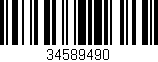 Código de barras (EAN, GTIN, SKU, ISBN): '34589490'
