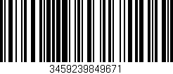 Código de barras (EAN, GTIN, SKU, ISBN): '3459239849671'