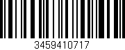 Código de barras (EAN, GTIN, SKU, ISBN): '3459410717'