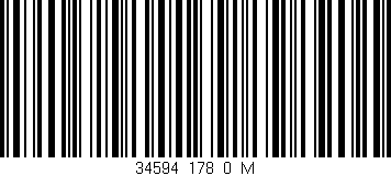 Código de barras (EAN, GTIN, SKU, ISBN): '34594_178_0_M'