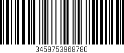 Código de barras (EAN, GTIN, SKU, ISBN): '3459753968780'